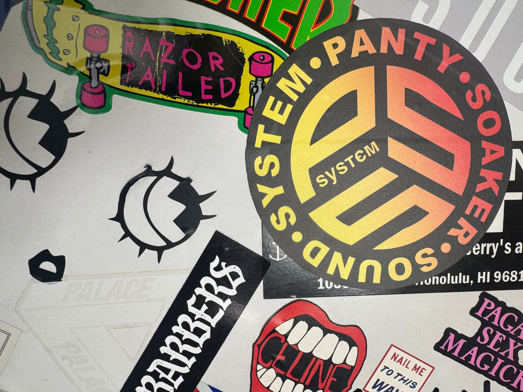 Colour-Fade Logo Street Sticker